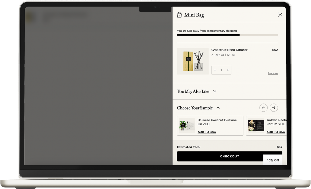 exceeded customer expectations with 'you may also like' product recommendation smart cart